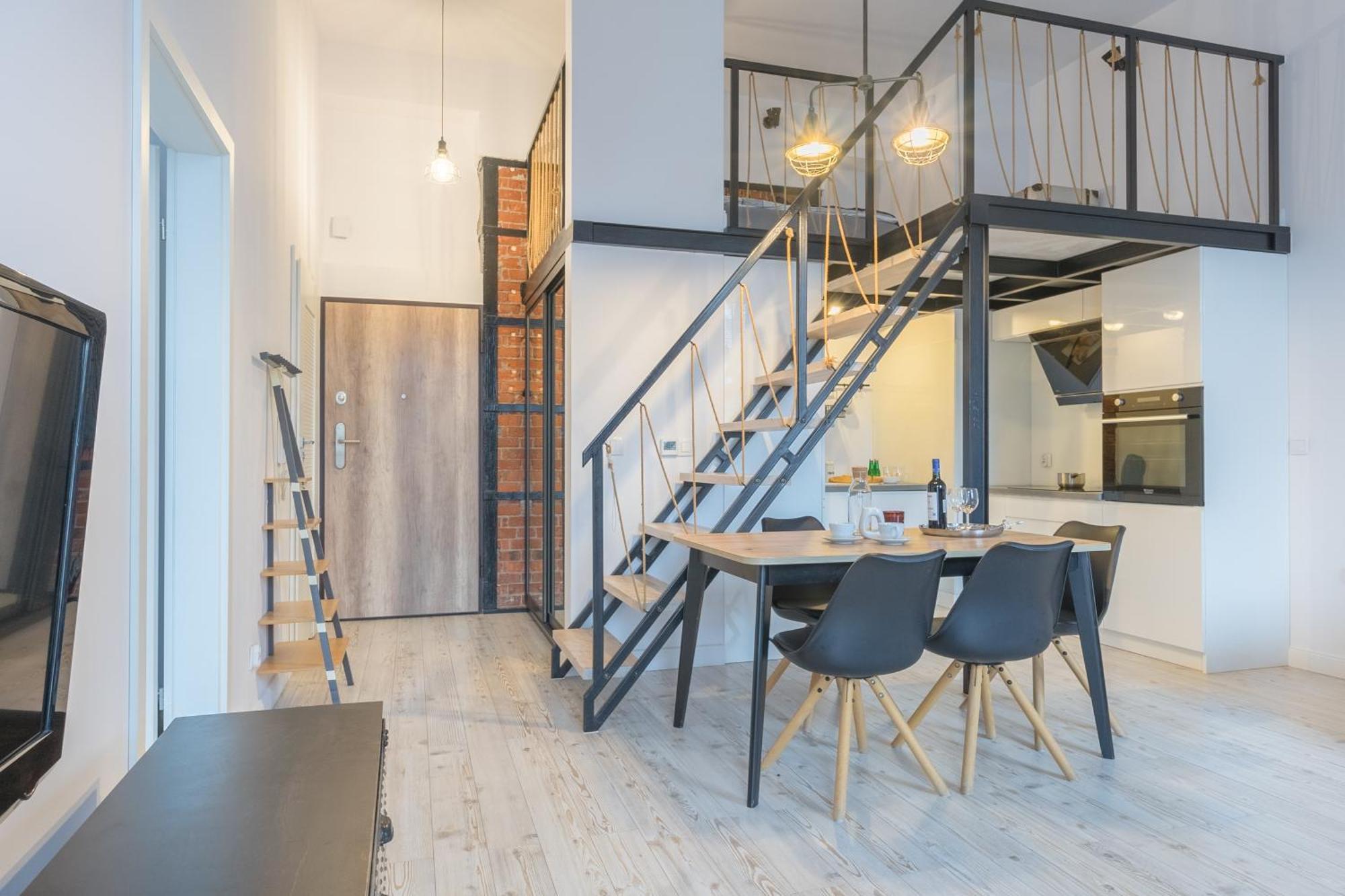 Apartament Z Antresola Nowa Papiernia Wrocław Buitenkant foto